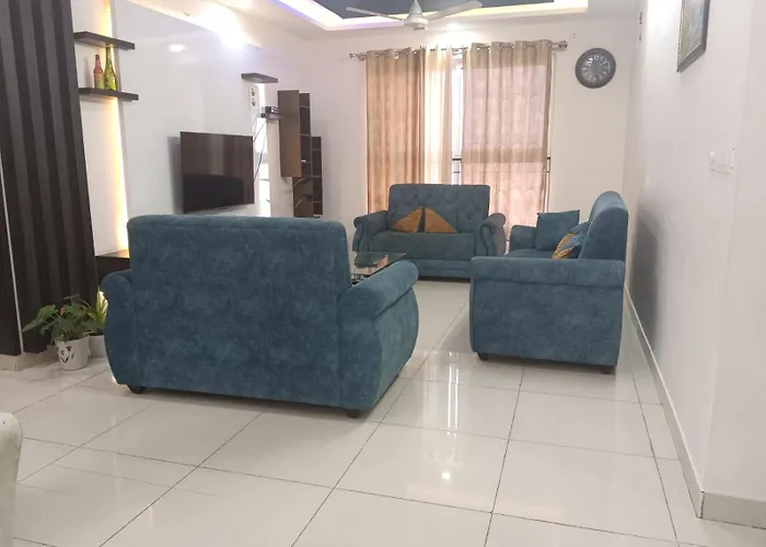 Luxury 3Bhk In Kr Puram Stunning Views On 15 Floor, Pool & Private Garden