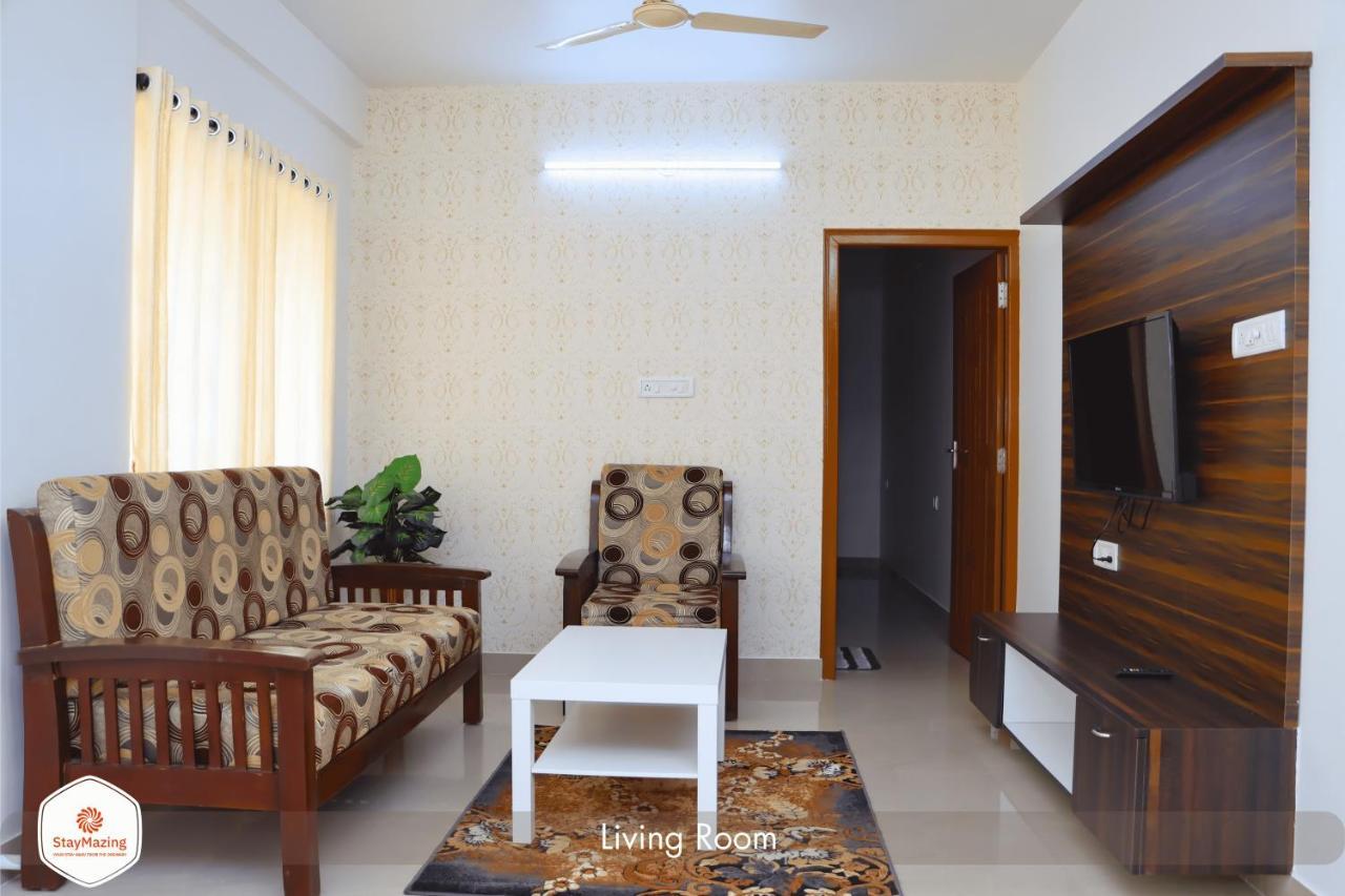 Staymazing-1,2 & 3 Bhk Ac In Hebbal-5mins To Manyata-30mins To Airport Apartment