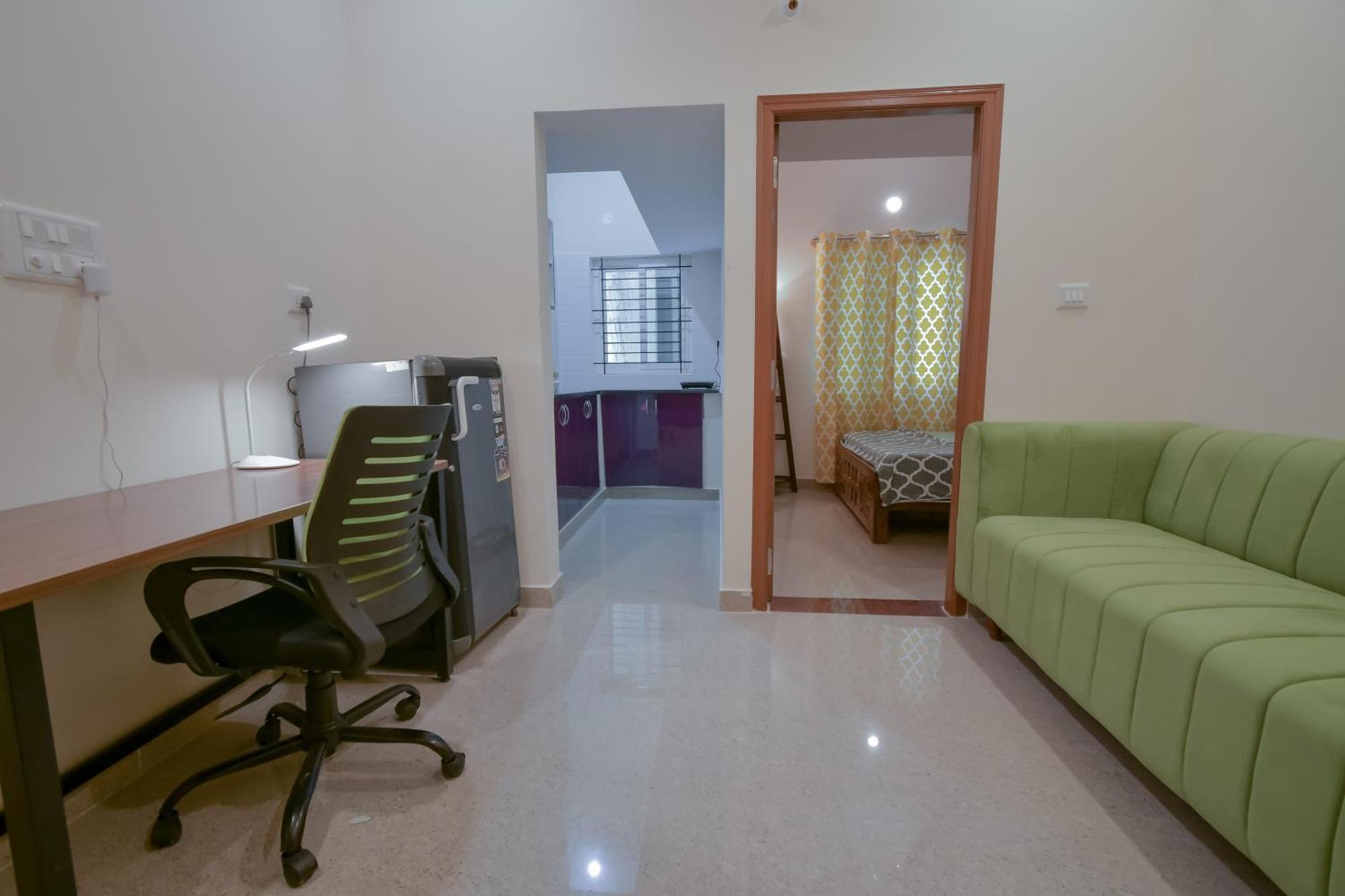 Homeslice Manzil - 1bhk In Hsr Apartamento Bangalore
