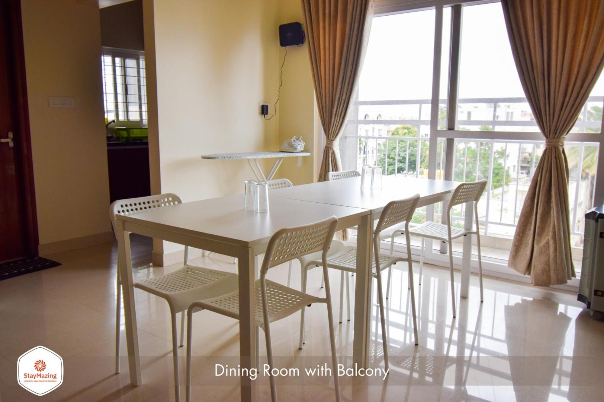 Apartment Staymazing Boutique Ac Apartments-manyata,hebbal-1,2&3 Bhks-30mins To Airport
