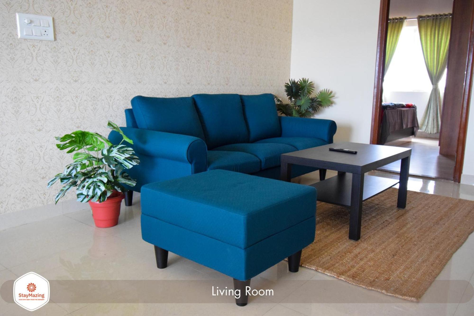 Apartment Staymazing Boutique Ac Apartments-manyata,hebbal-1,2&3 Bhks-30mins To Airport Bangalore