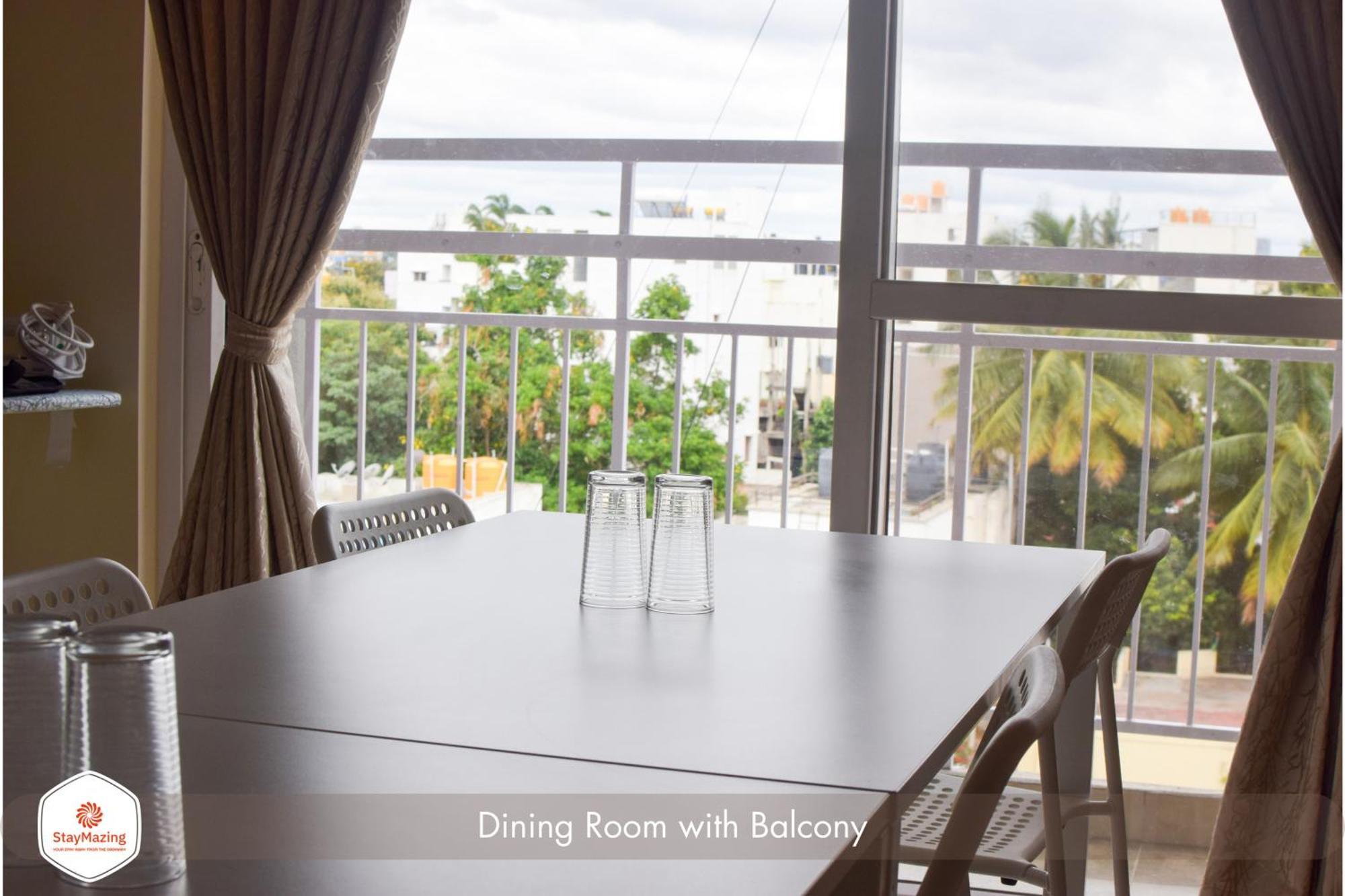 Apartment Staymazing Boutique Ac Apartments-manyata,hebbal-1,2&3 Bhks-30mins To Airport *