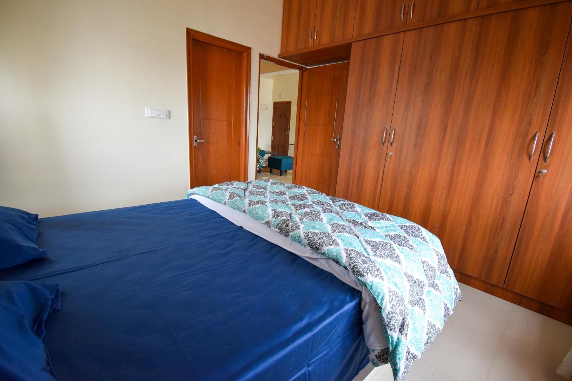 Staymazing-1,2 & 3 Bhk Ac In Hebbal-5mins To Manyata-30mins To Airport Apartment Bangalore