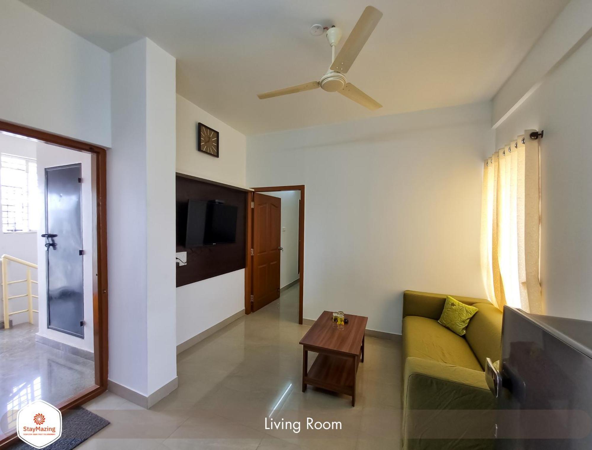 Apartment Staymazing Boutique Ac Apartments-manyata,hebbal-1,2&3 Bhks-30mins To Airport *