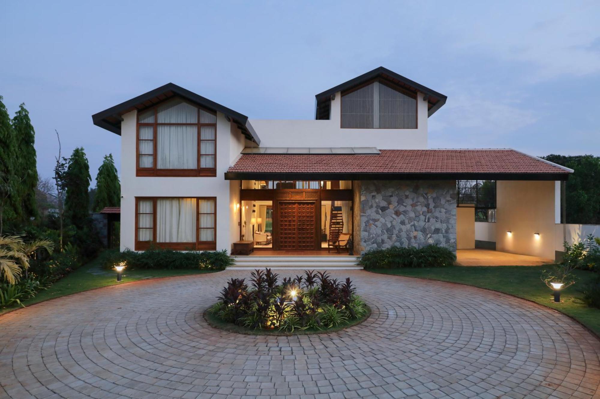 Saffronstays Niranta- 4-bdr On Golf Course Near * Bangalore