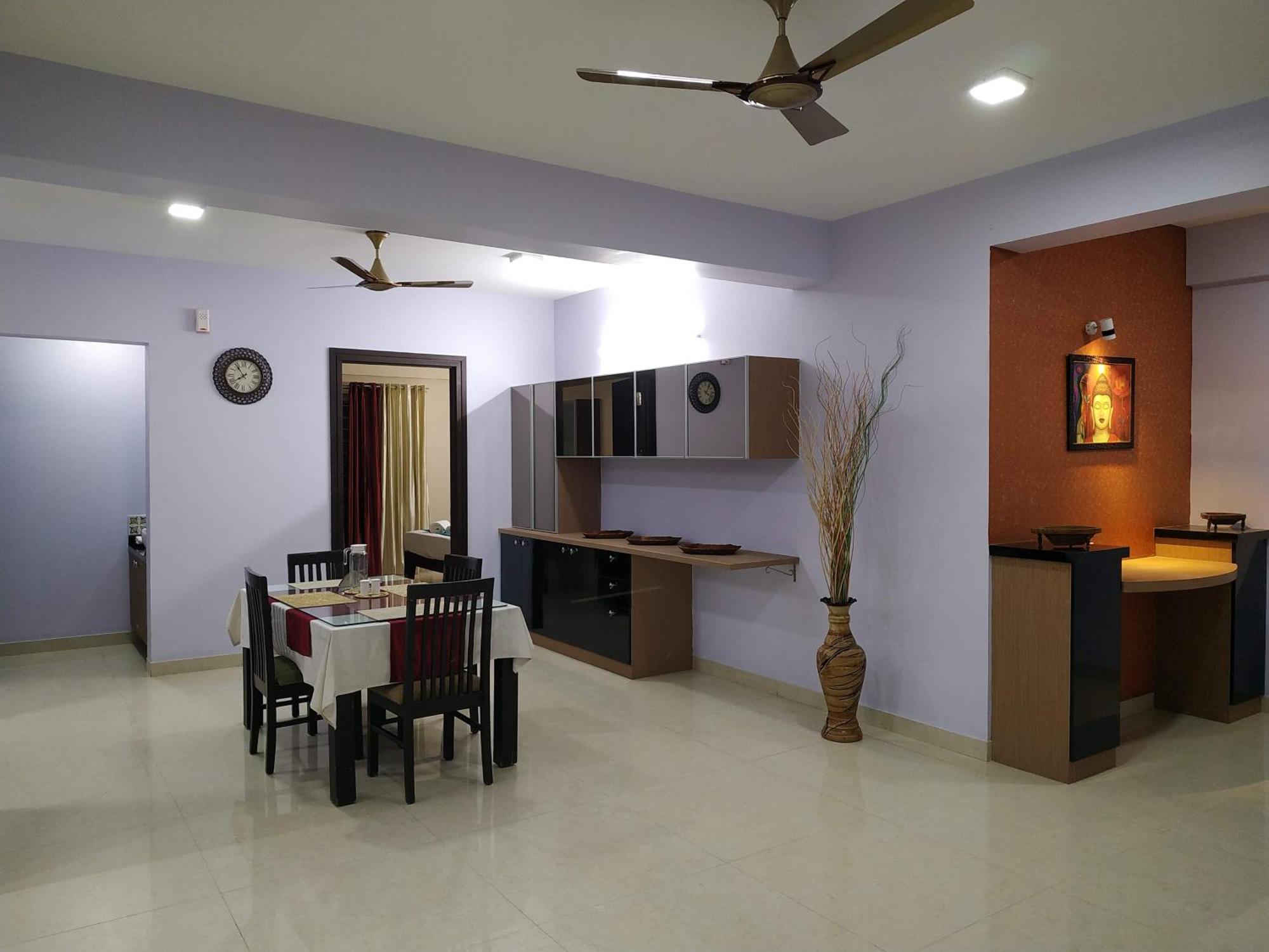3bhk Service With Kitchen Manyata Tech Park Hebbal Apartment