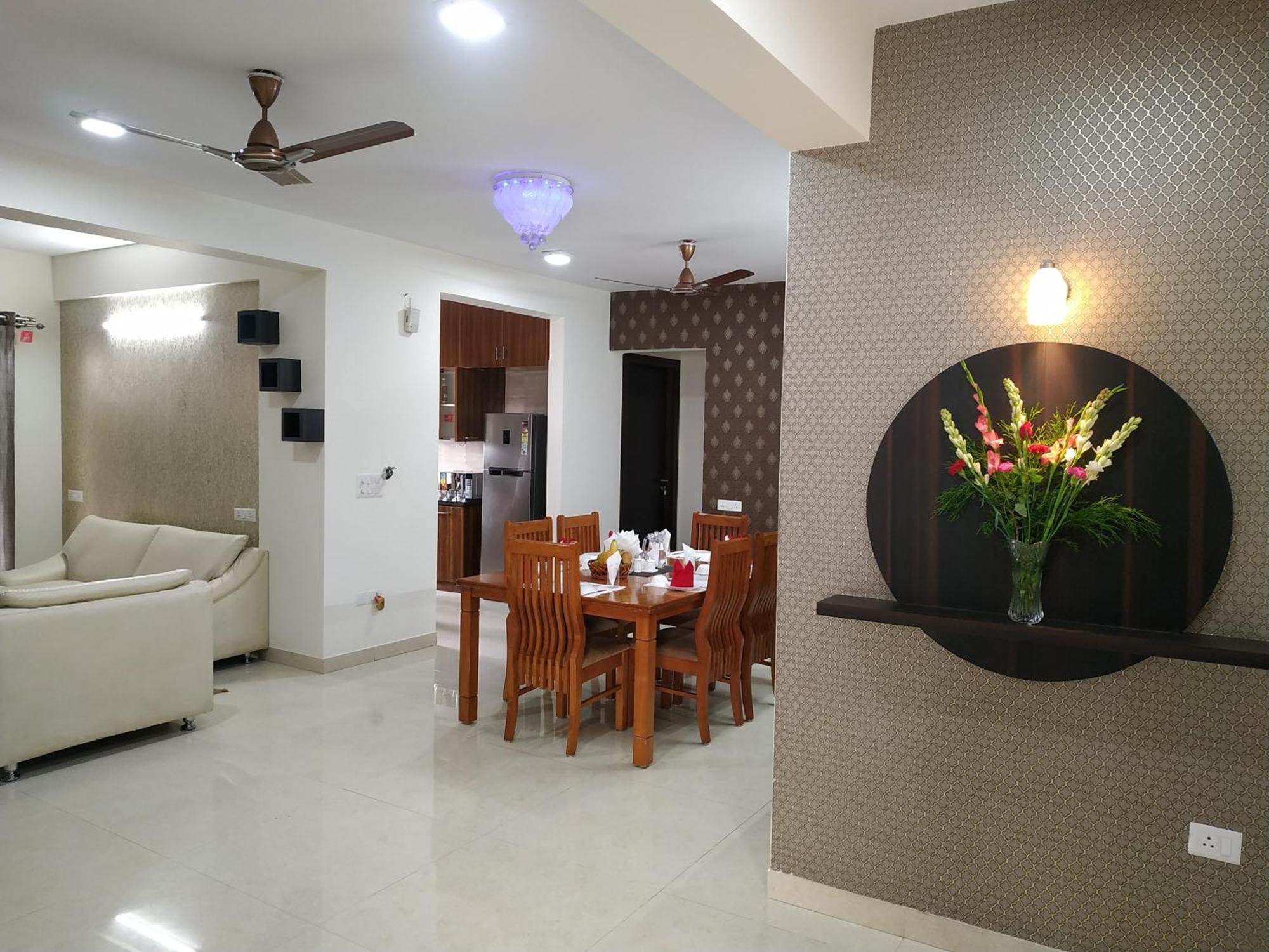 3bhk Service With Kitchen Manyata Tech Park Hebbal Apartment Bangalore