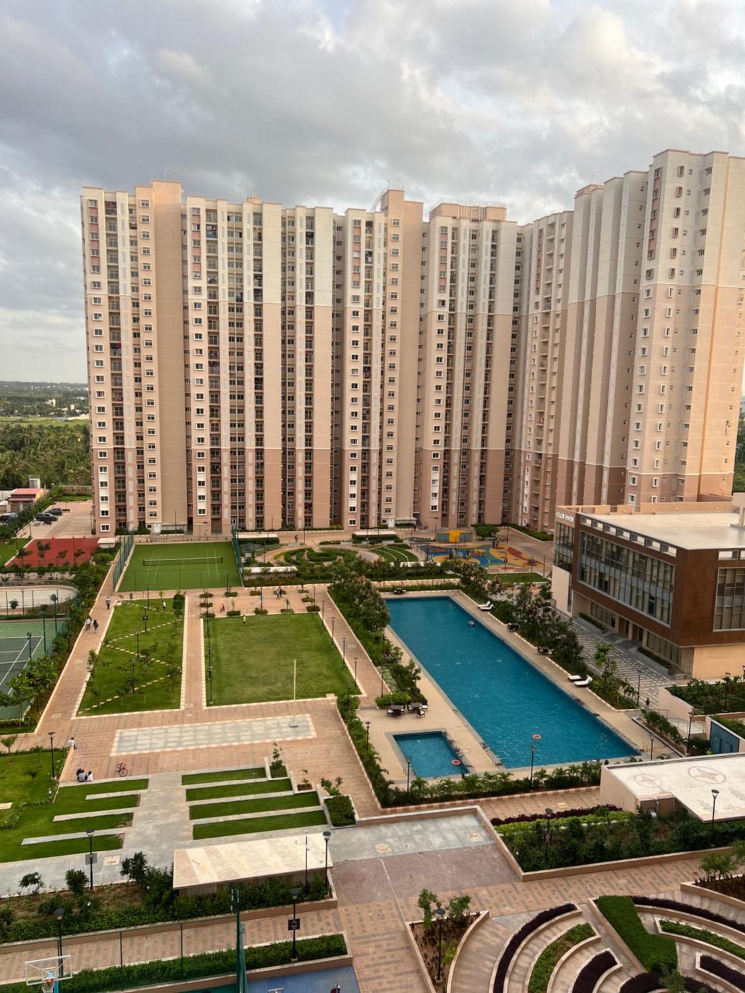 Pool View 2bhk Near Airport Apartment Bangalore