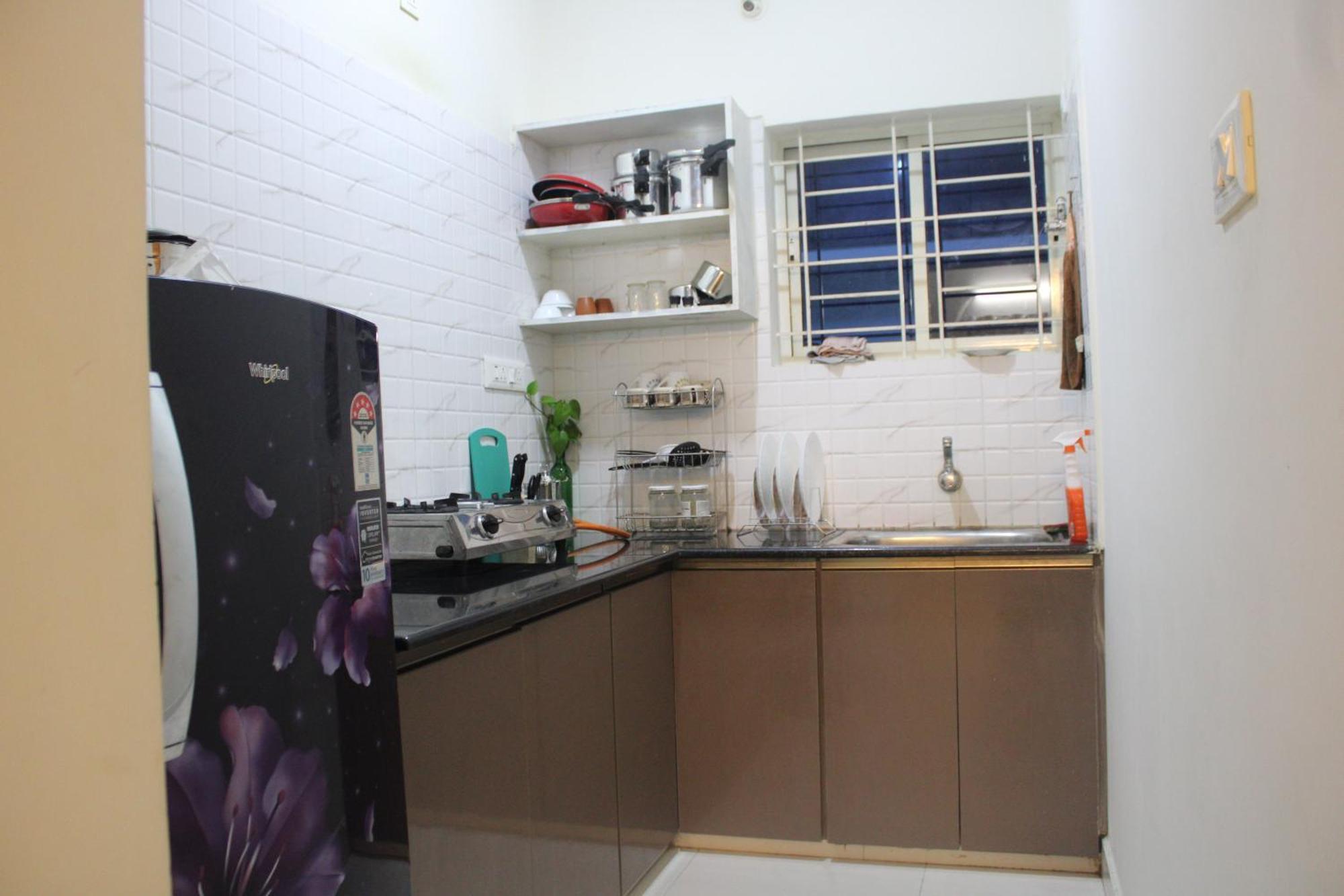Apartment Peaceful 1bhk Near Manyata Tech Park - Furnished