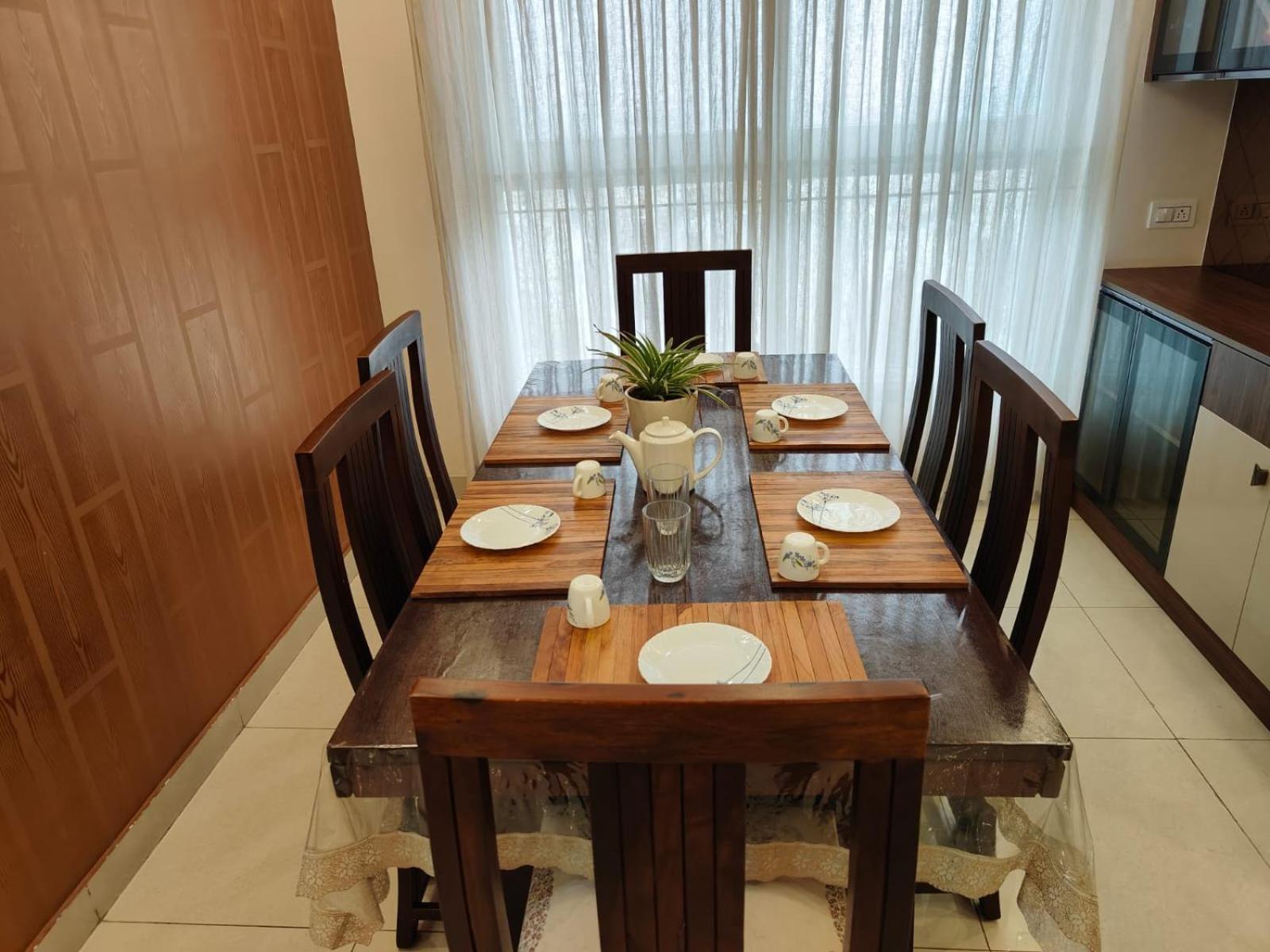Apartment Charming 3bhk 100 Mbps- 19th Floor For Family