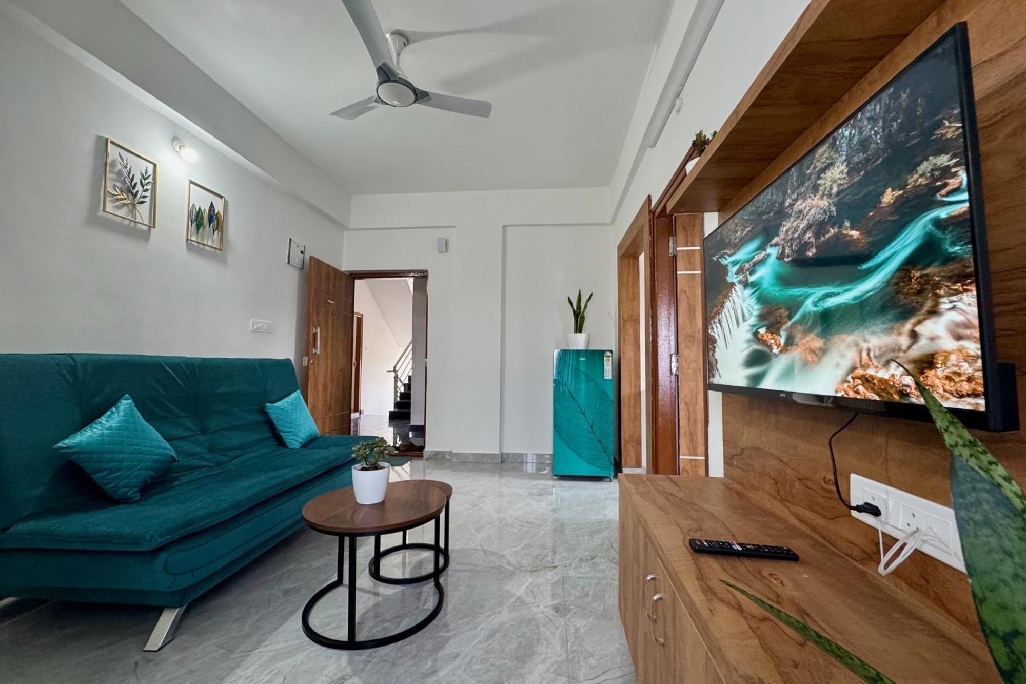 Apartment Truelife Whitefield - Premium 1 Bhk - Prime Location - Easy Access To Main Rd - Metro - Itpl - Fast Wifi - Kitchen - Smart Tv - Power Backup - Park - Garden Views Bangalore