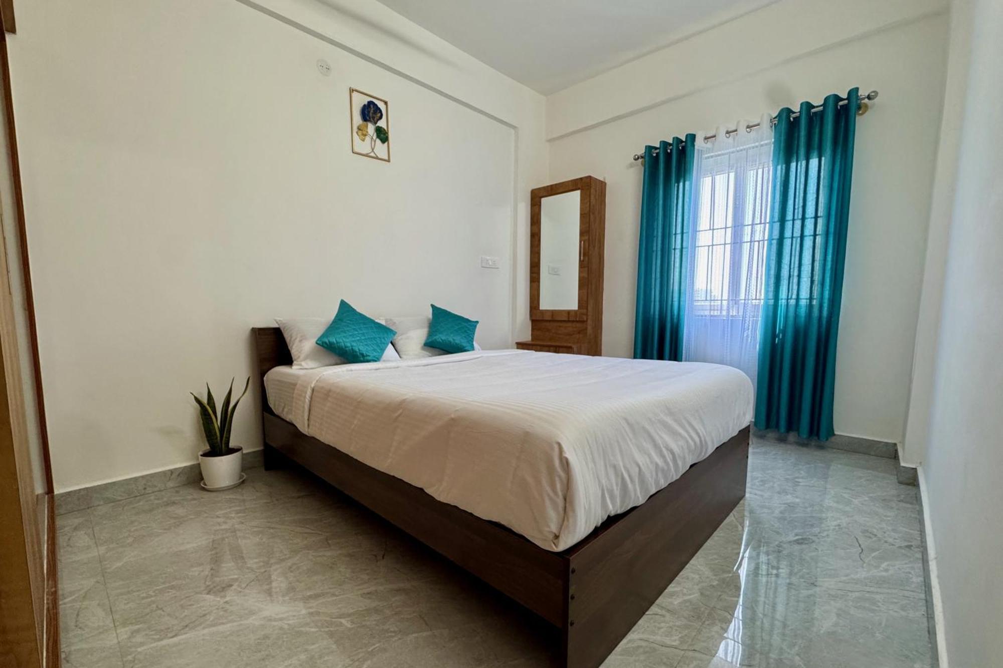 Apartment Truelife Whitefield - Premium 1 Bhk - Prime Location - Easy Access To Main Rd - Metro - Itpl - Fast Wifi - Kitchen - Smart Tv - Power Backup - Park - Garden Views