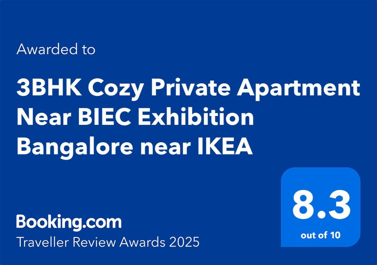 Apartment 3bhk Cozy Private Near Biec Exhibition Near Ikea