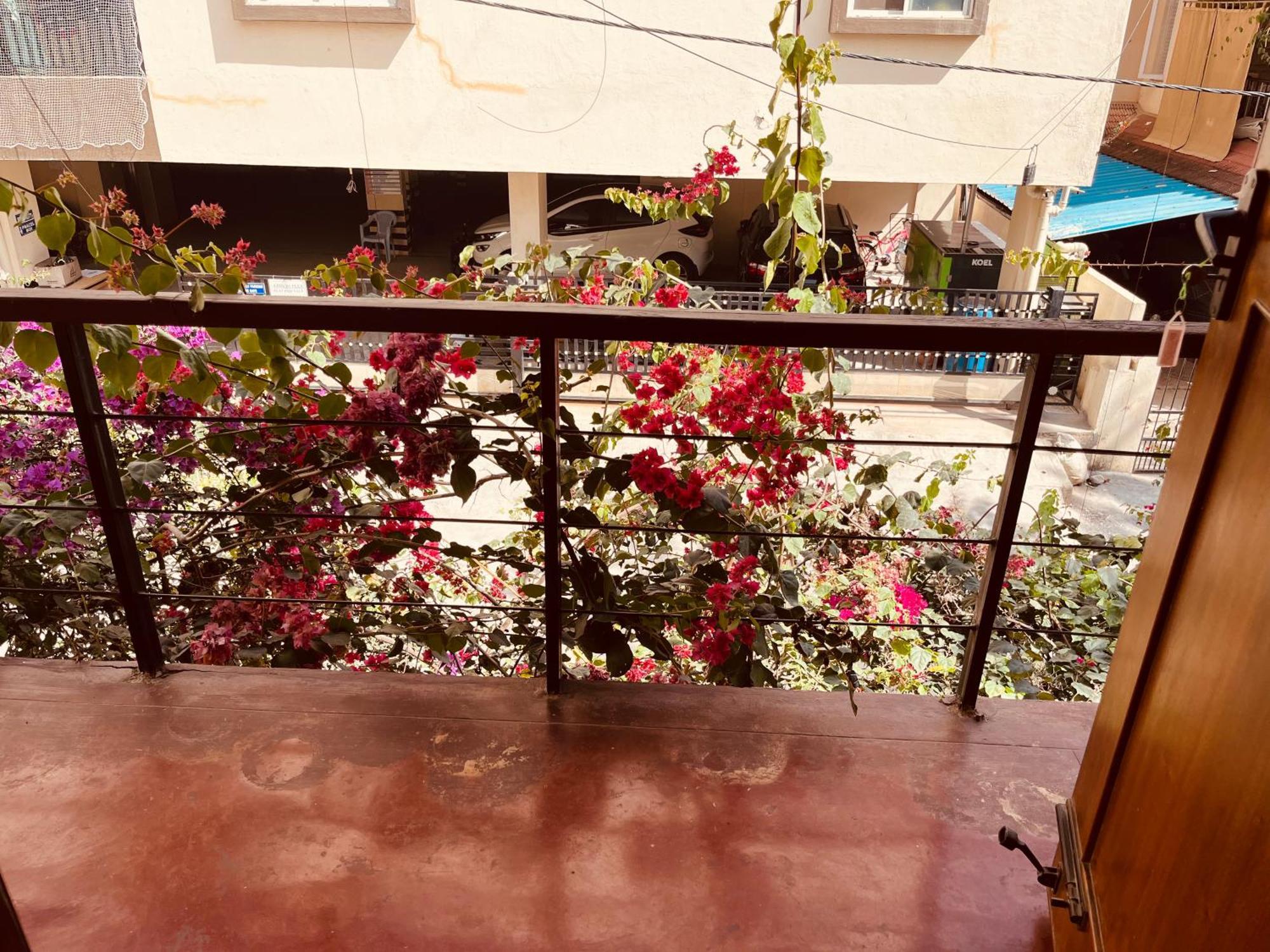 Private In A Cheerful With A Balcony Homestay Bangalore
