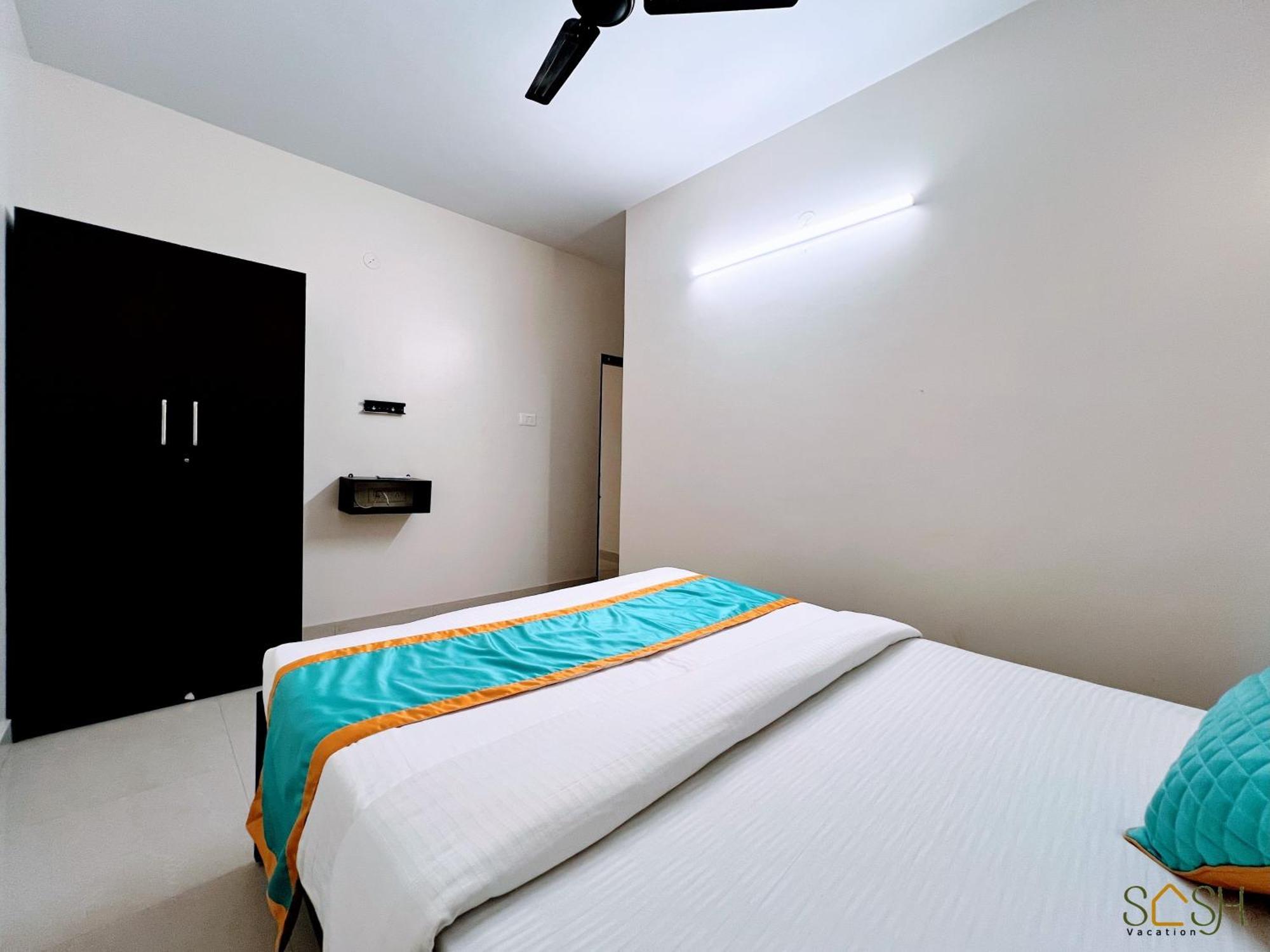 Apartment Well-equipped Ac, Wifi, Smart Tv & Bangalore