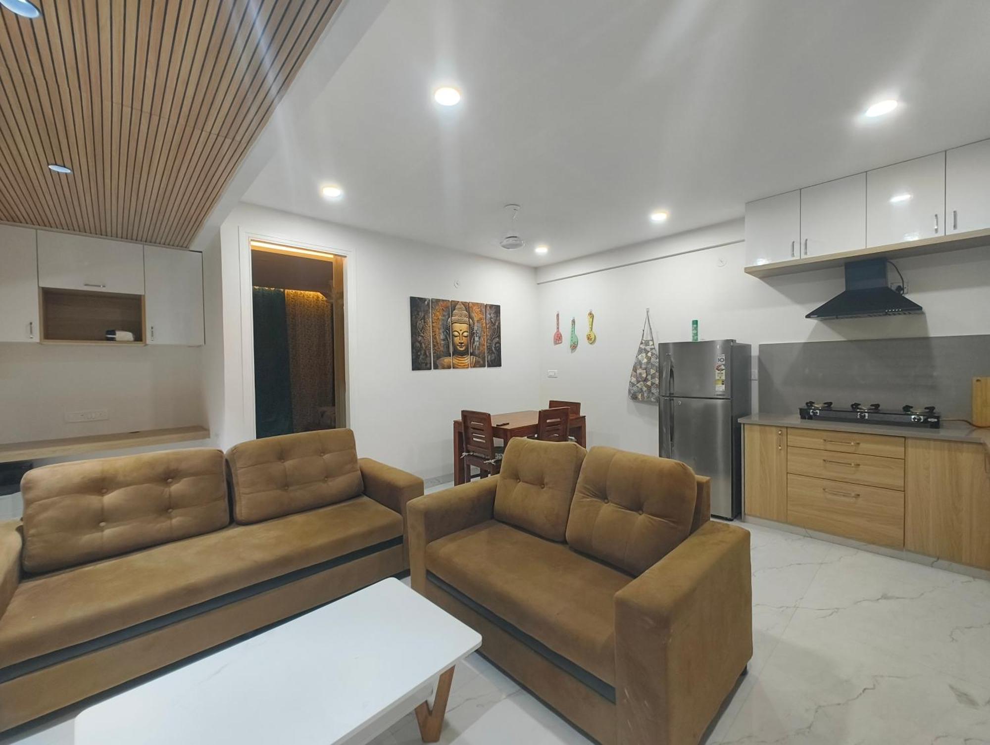 Apartment M's Cozy Unwind - Zinnia Bangalore