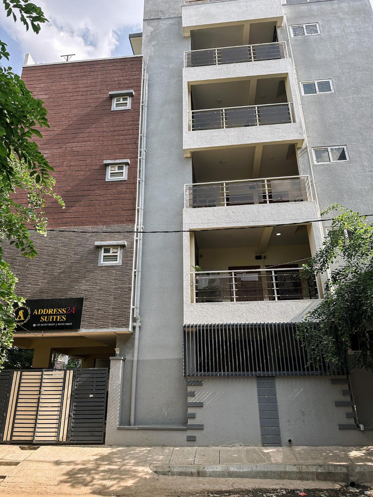 Apartment Address24 2bhk Serviced Near Manyata Hebbal Bangalore