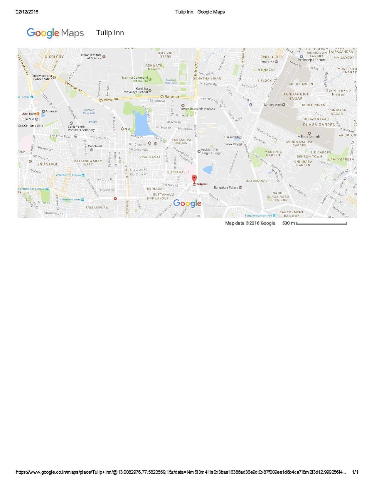 Tulip 3* Bangalore