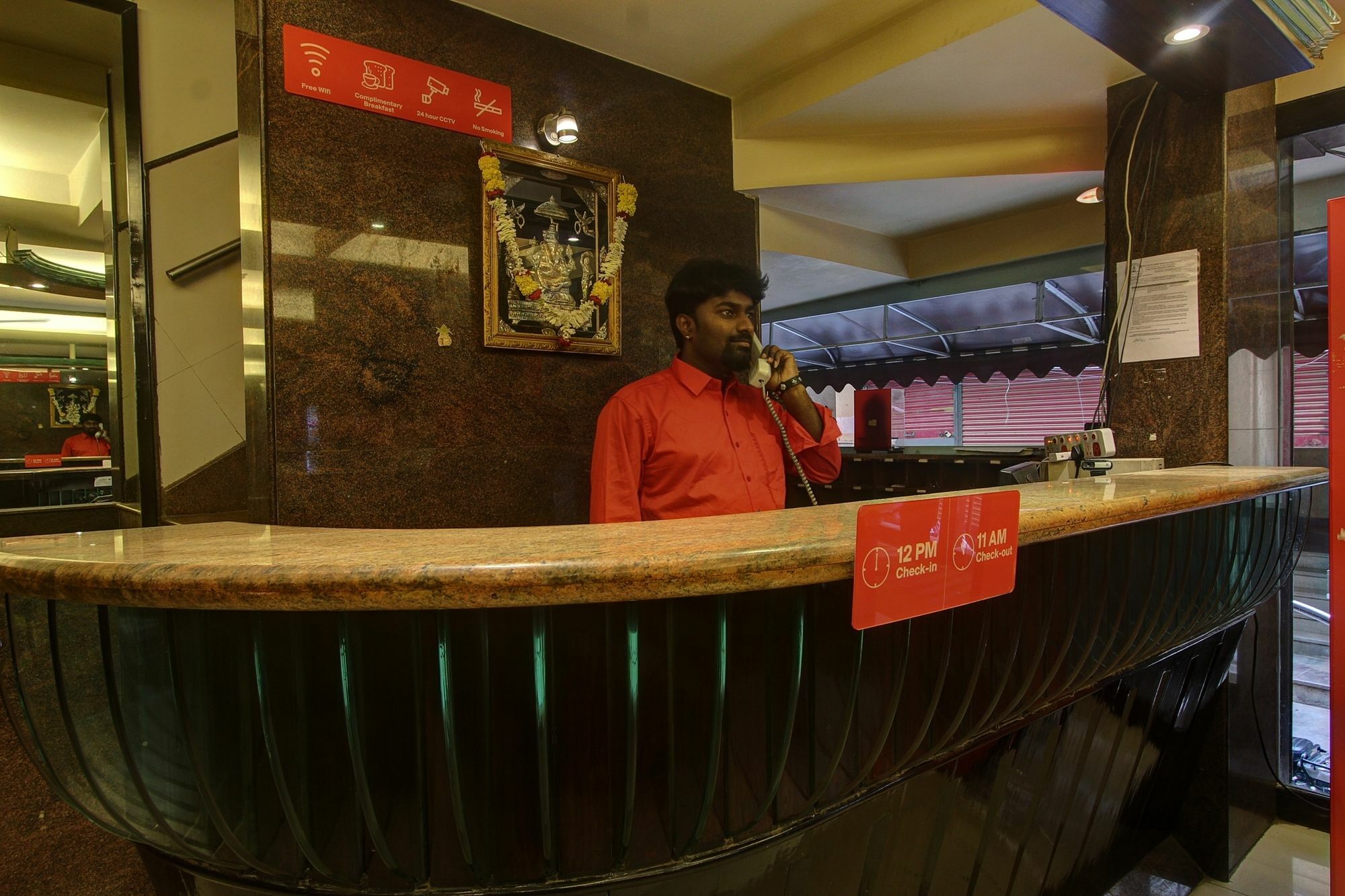 Oyo 14695 Shrusti Comfort Hotel Bangalore