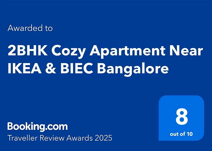 2Bhk Cozy Apartment Near Ikea & Biec Bangalore