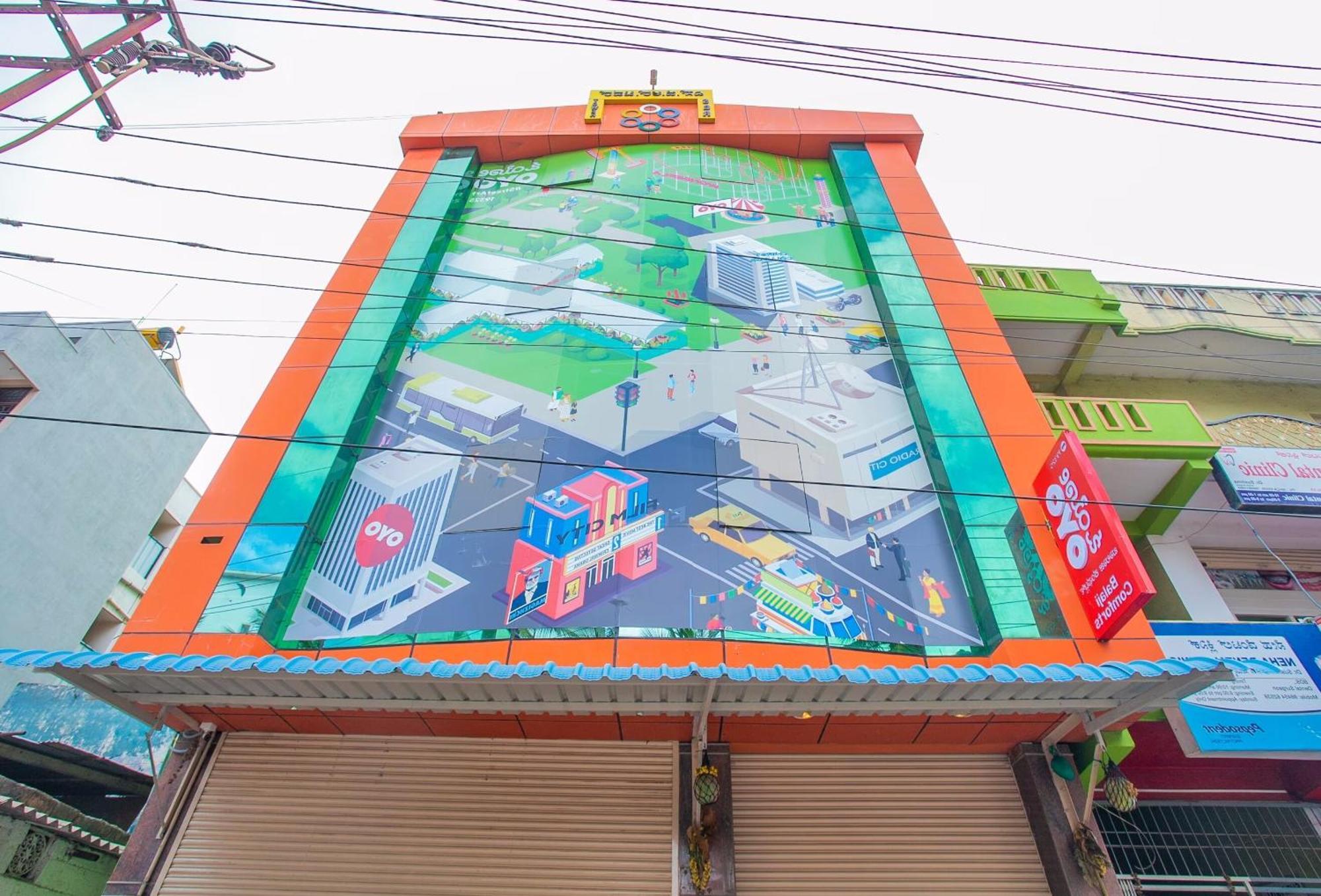 Hotel O Sri Hari Premium Comforts Near Sandhya Digital K Theatre Bangalore