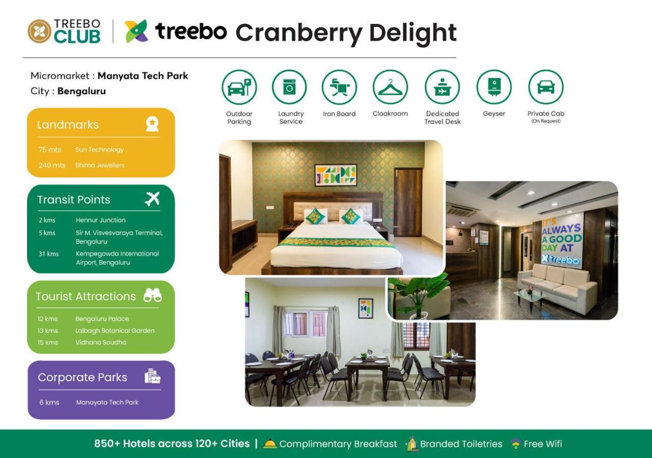 Treebo Cranberry Delight, Manyata Tech Park Hotel 3*