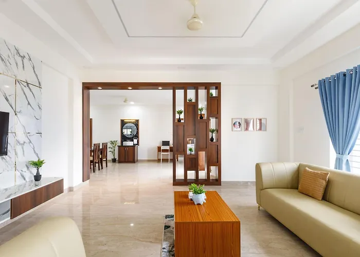Obs Luxury 2Bhk Balcony Serviced Apartments Hsr Layout