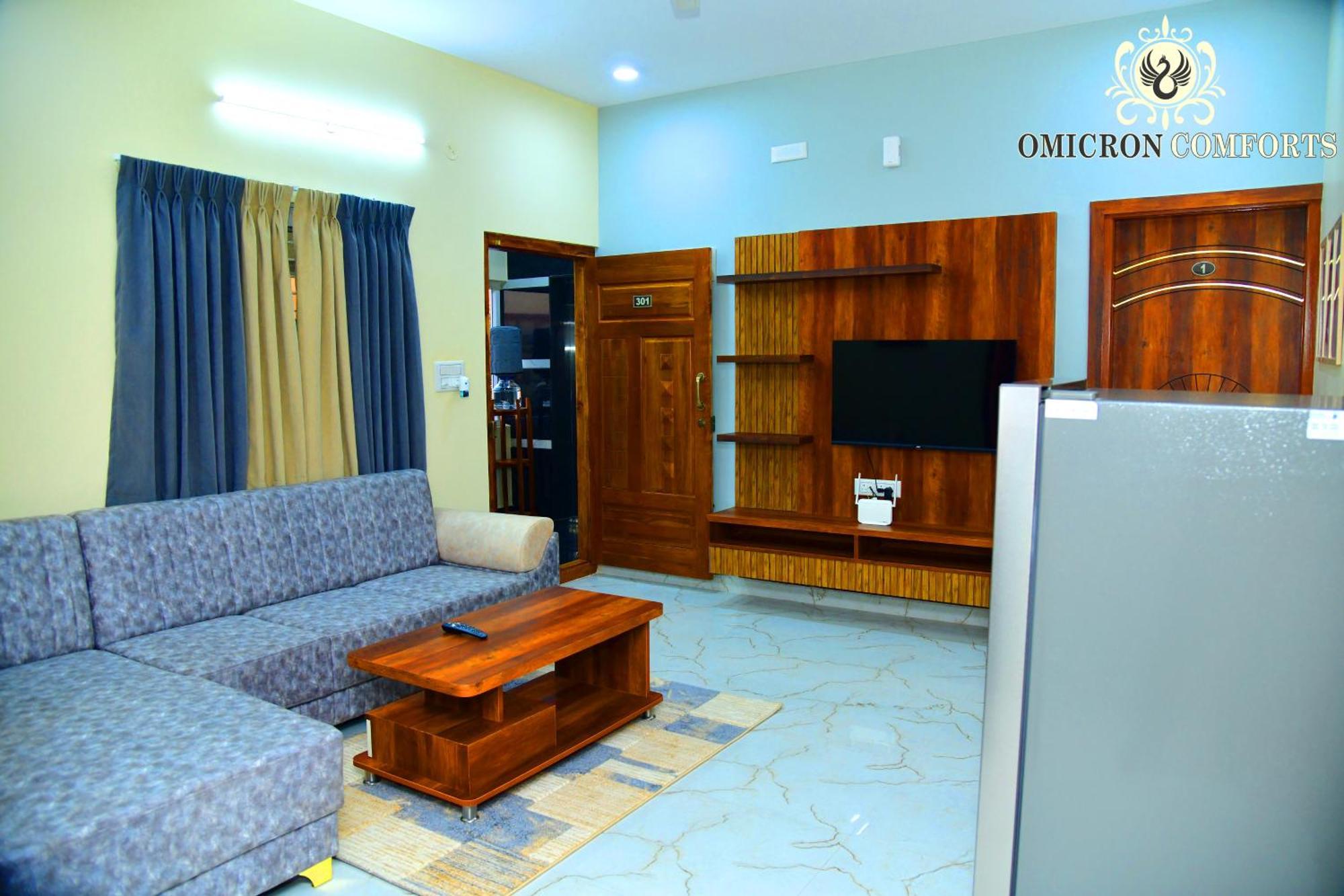 Apartamento Omicron Comforts 1bhk 2bhk Service