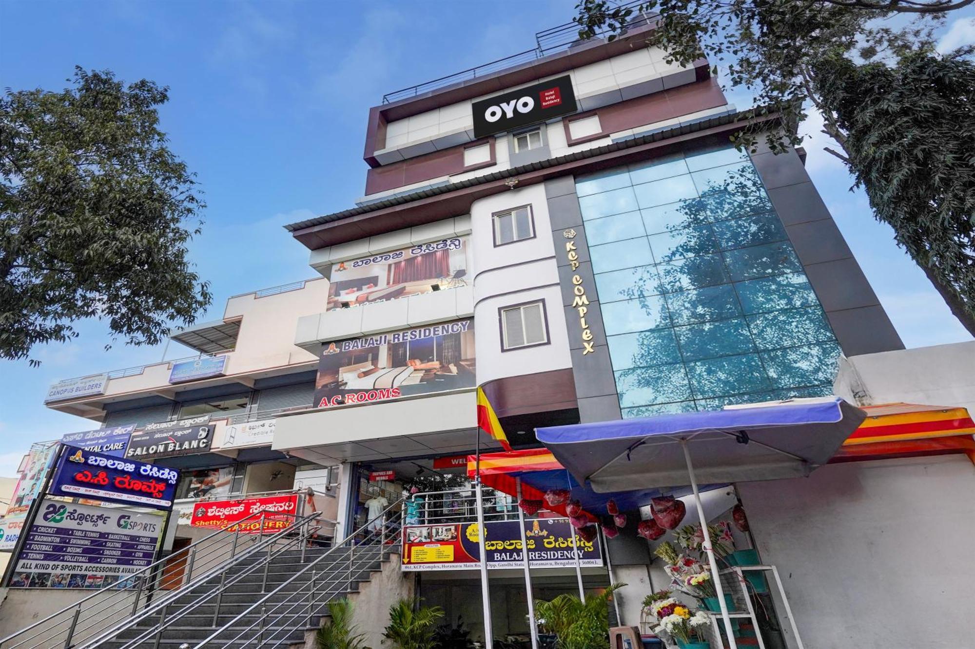O Balaji Residency Hotel Bangalore
